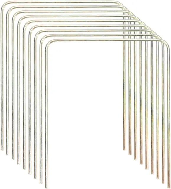 ApudArmis Regulation Croquet Wickets, Set of 9 Colorful Square Arrow Wickets Rep