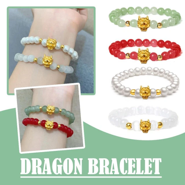 BRACELET 2024 HOT New Chinese Dragon Year Primordial Year Bracelet Gift ...
