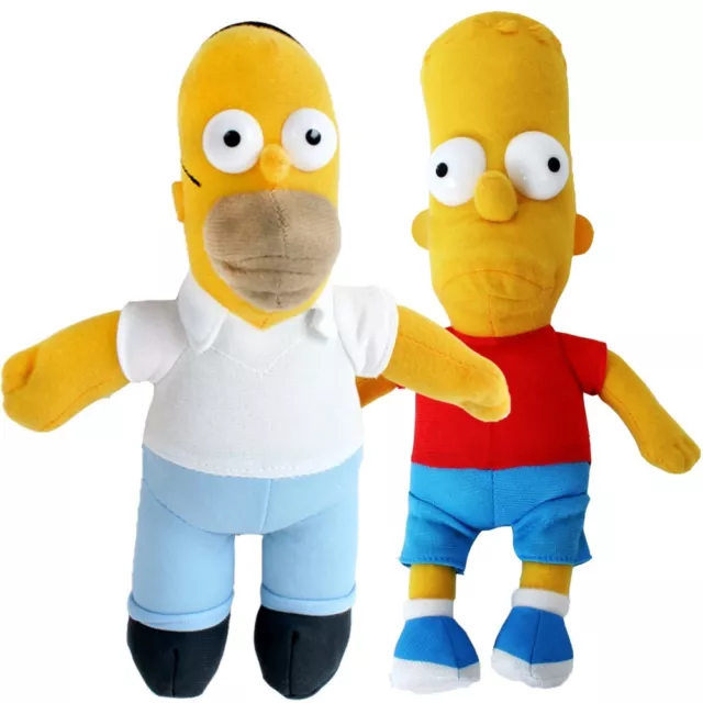 Simpsons Fanartikel Stoffpuppe Stoff Figuren Simpsons Puppe Bart Homer Simpson