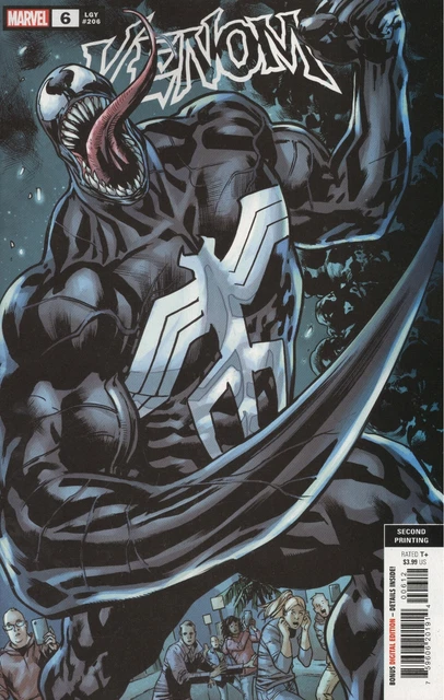 Venom #6 2Nd Printing Hitch Variant Vf/Nm Marvel Hohc 2022