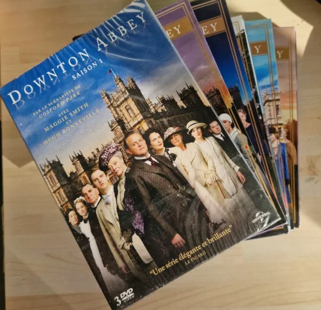 Lot des 6 coffrets de la série DOWNTON ABBEY : saison 1, 2, 3, 4, 5 et 6 - DVD -