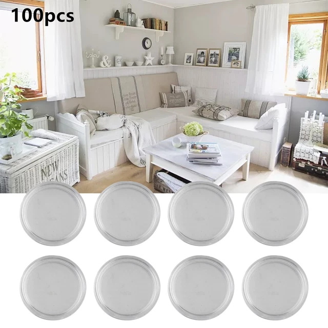 100x Clear Round Case 25mm Coins Storage Capsules Holders Containers Plastic Box