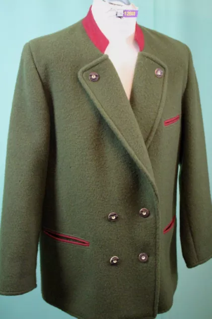 Uriger Trachten Janker Sakko Gr 44/S Jagd grün vintage Austria Jacke Herren