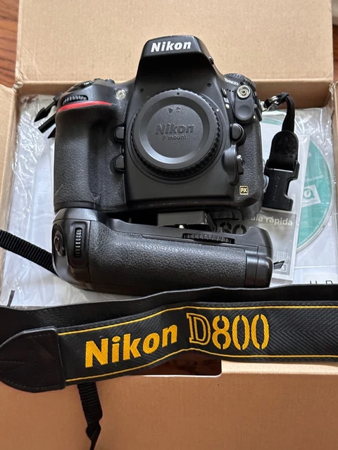 Nikon D800 36.3 MP Digital SLR Camera - (Body Only) Shutter=27k