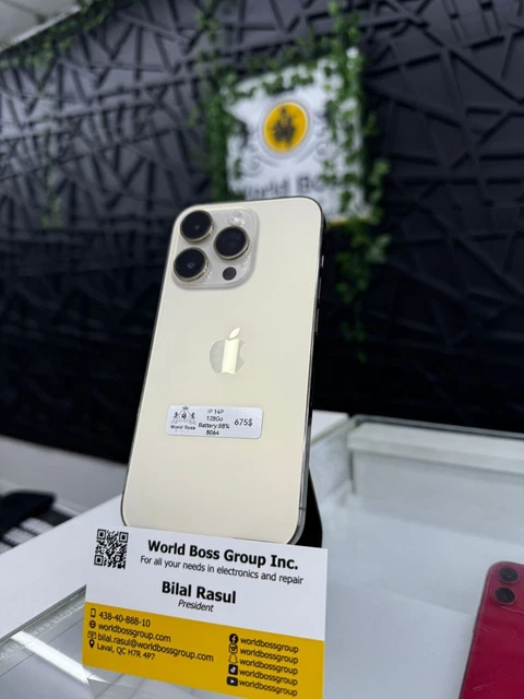 iPhone 14 Pro 128 GB ゴールドSIMフリー【3760】 iPhone 14 Pro 128GB - ゴールド（SIMフリー）[整備済製品