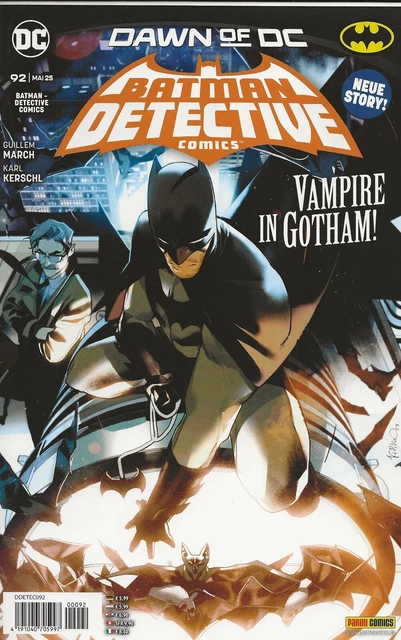BATMAN - DETECTIVE Comics Nr.92 Mai 2025 -Vampire in Gotham!- EUR 2,60 ...