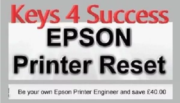 Epson Xp 700 Printer Waste Ink Pad Reset Disc New