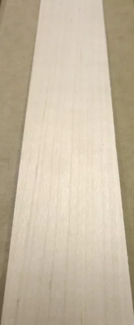 Maple wood veneer edgebanding 1" x 108" preglued iron on hot melt adhesive