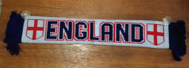 5x England Flag Mini Scarf Car Hang Up With Rubber Suction Pads Football Bulk
