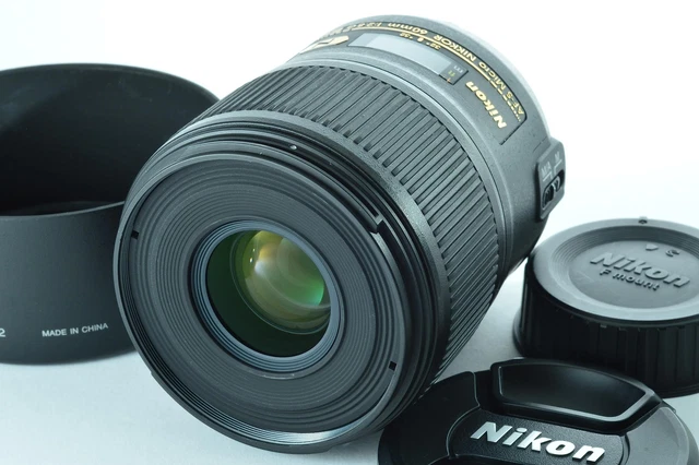 Nikon AF-S FX Micro-NIKKOR  60mm f/2.8G ED Standard Macro Lens for Nikon ...