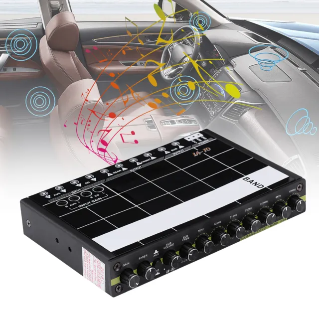 Equalizzatore audio digitale equalizzatore parametrico audio portatile antigraffio auto