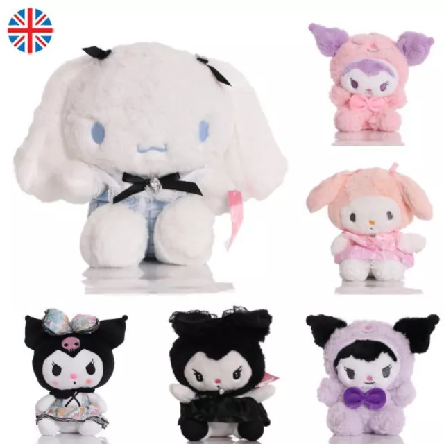 Cartoon Sanrio Anime Kawaii Kuromi Cinnamoroll My Melody Plush Toys Xmas Gifts