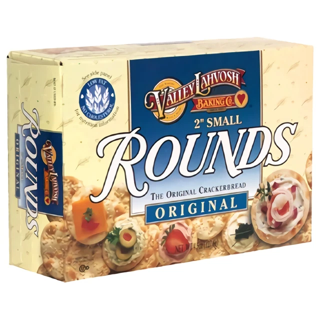 Valley Lahvosh Tours Crackerbread, Original, 2-Inch Rond, 4.5-Ounce Boîtes ( Cip