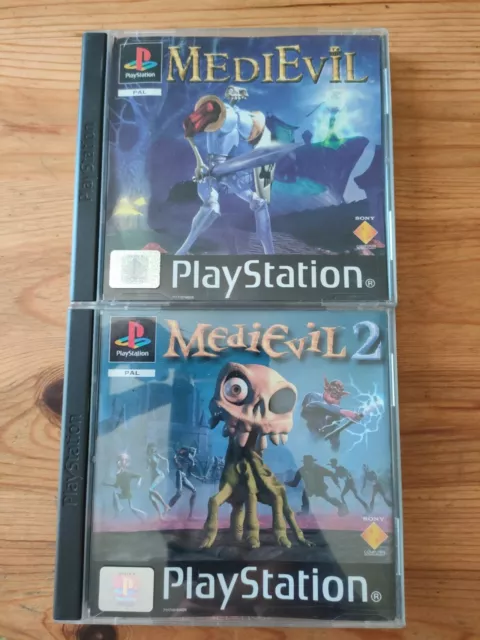 Lot De Deux Jeux Medievil 1 Et 2 Pour PlayStation.