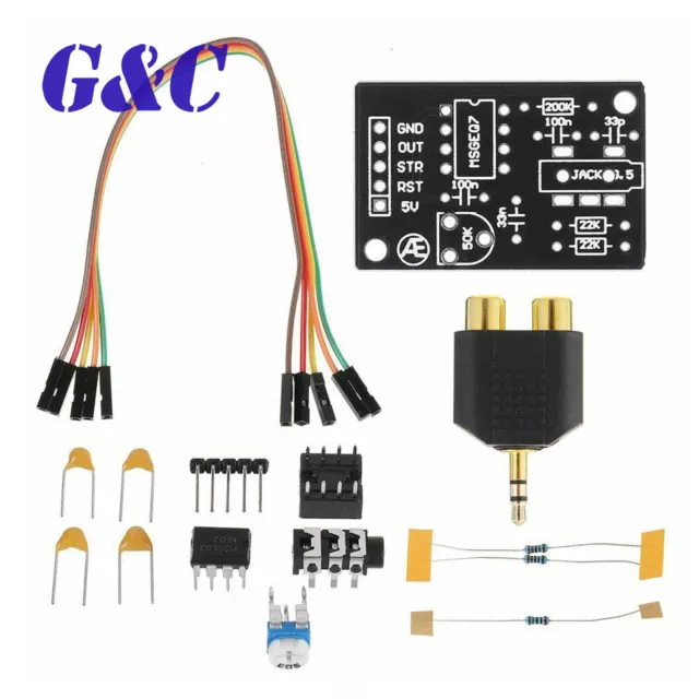 MSGEQ7 Audio Processing Graphic Equalization Filter Signal Analysis Module