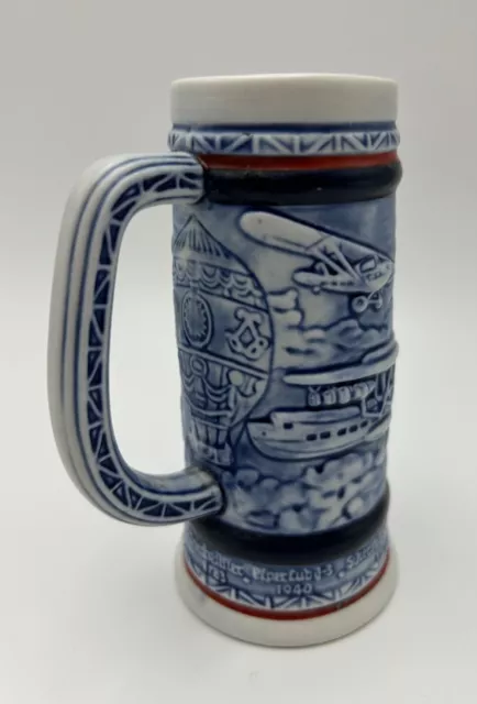 Avon Vintage Ceramic Flying Classics Collectable Minature Beer Stein - 1982 2