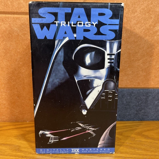 British Box Set Actor STAR WARS ORIGINAL Trilogy VHS Box Set 1995 THX Digitally Mastered ...