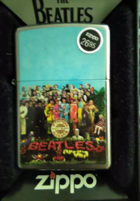 The Beatles Sgt. Pepper's Lonely Hearts Club Band ZIPPO Lighter REAR