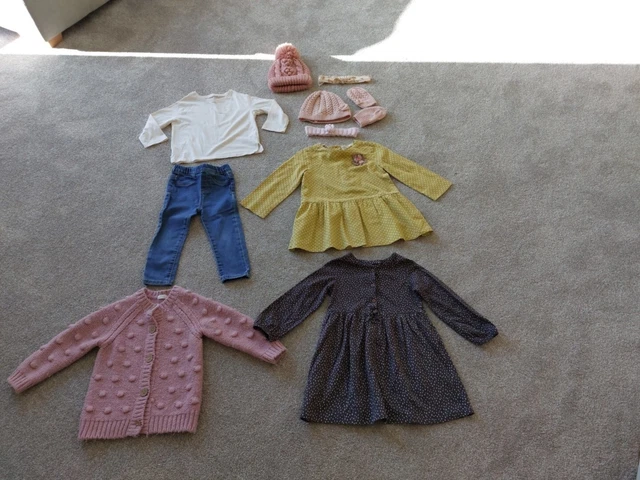 Bundle Of Girls Clothes Age 18 Months-3 Years