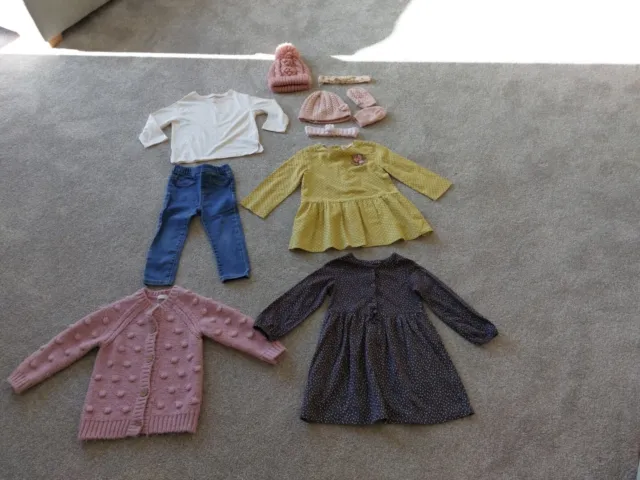Pacchetto di vestiti per ragazze età 18 mesi-3 anni