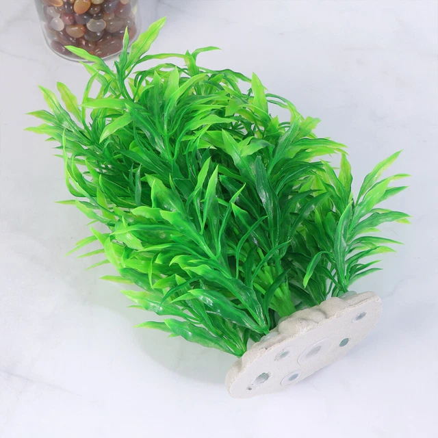 Piante Finte Per Acquario 16 Pezzi - Verde, In Plastica Sicura, Decorazione Per Pesci - Foto 8