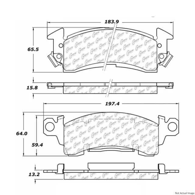 Front Disc Brake Pad for Astro, Safari, Commercial Chassis+More (104.00520)