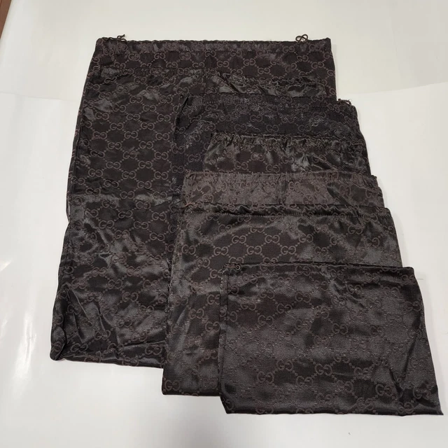 Gucci Set of 6 Auth Dust Bag GG monogram Used bulk middle size F/S