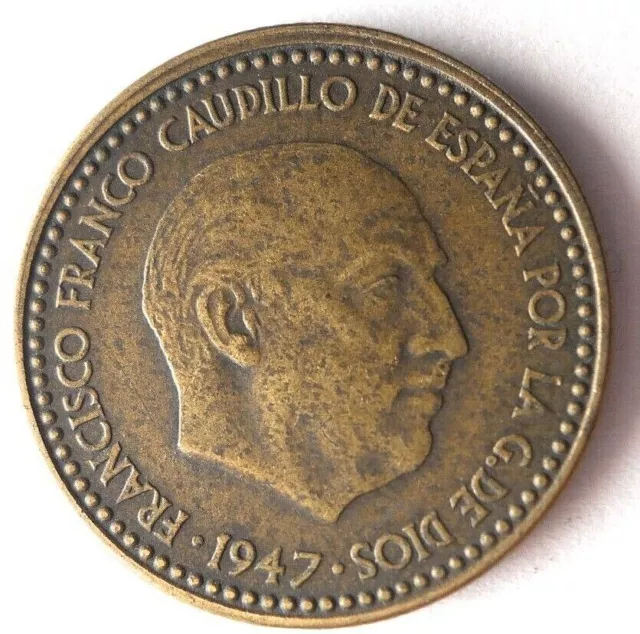 1947 (51) SPAIN PESETA - High Grade/Value Coin Premium Bin #10