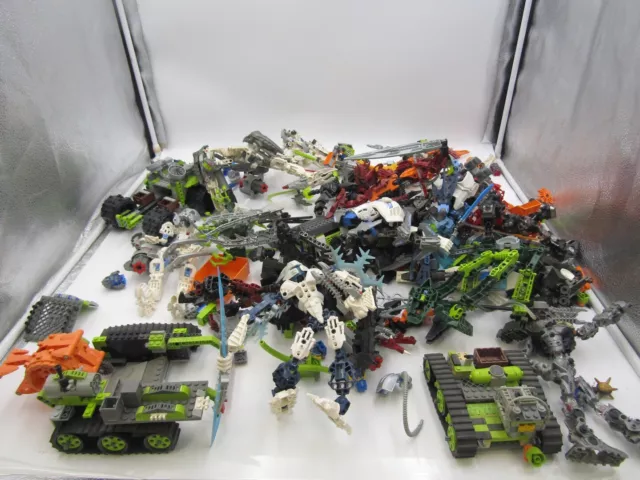 Large Bundle of Lego Bionicle Figures Toys - Mixed Parts Job Lot