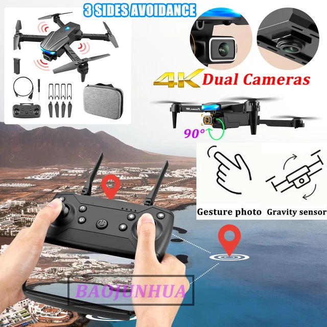 2023 Drone X Pro 4K HD Dual Camera Selfie WIFI FPV Foldable RC Quadcopter
