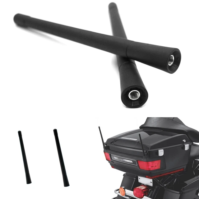 Short Stubby Antenna mast for Harley Touring Street Glide FLHX FLHXS FLHXSE
