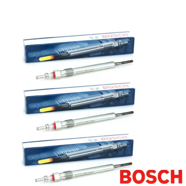 GLOW PLUGS BOSCH VW AUDI SKODA PORSCHE SEAT 1.4 1.6 2.0TDI x 3 A2263