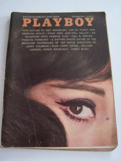 Magazine Playboy Us N° 10 De 1964 . Interview Cassuis Clay . Bon Etat