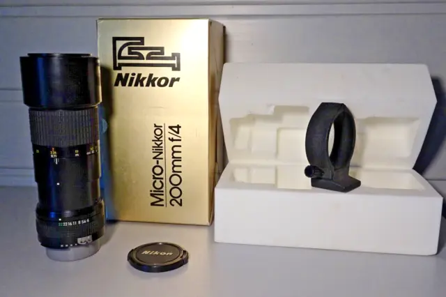 Nikon NIKKOR 200mm AI, F/4, Micro mit OVP