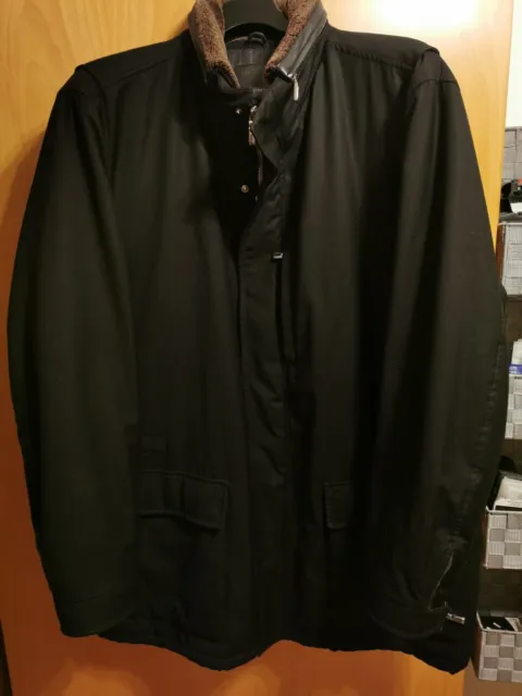 Ermenegildo Zegna Herren Jacke, Gr 56, Schwarz