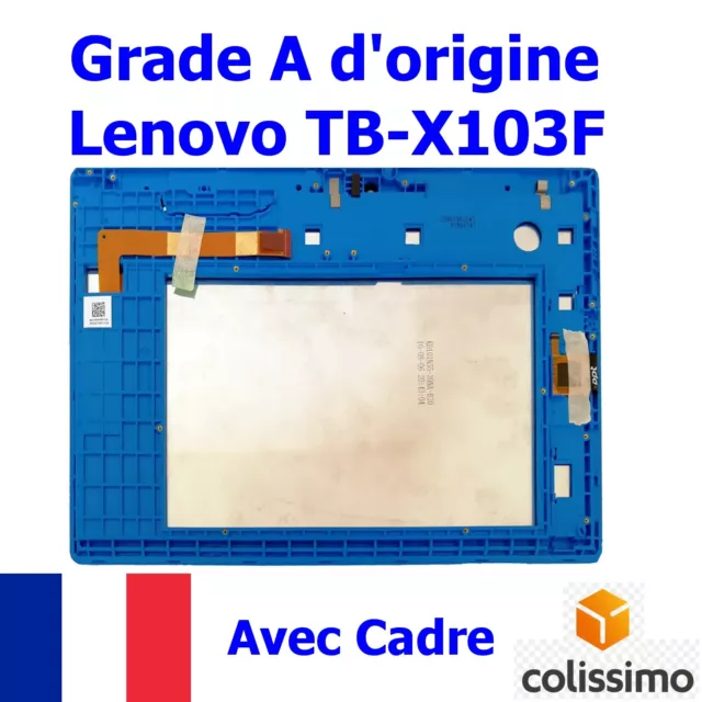 Ecran complet pour pour Lenovo Tab 10 TB-X103F 10" noir vitre tactile + LCD
