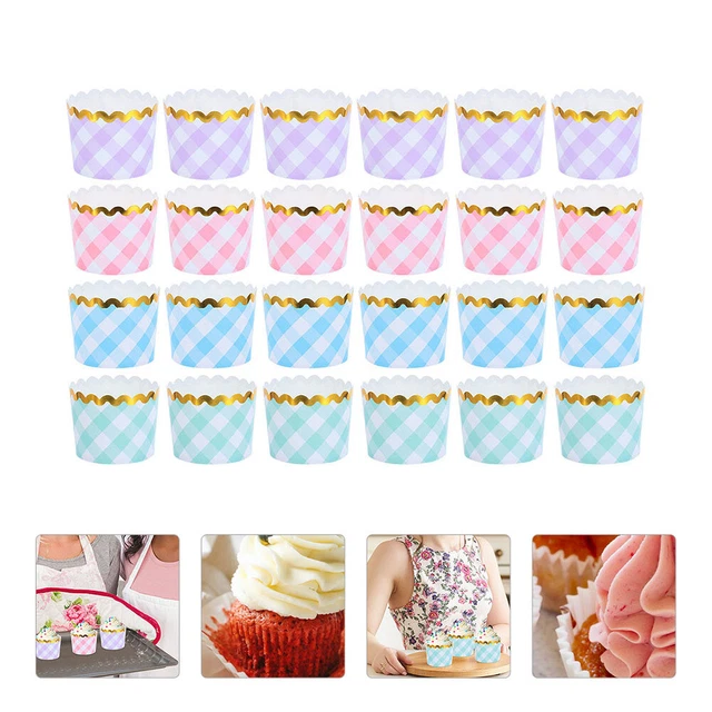 Papier Bronzing Mesh Muffinbecher Cupcake-Wraps Muffin-Wraps Muffin Mittel