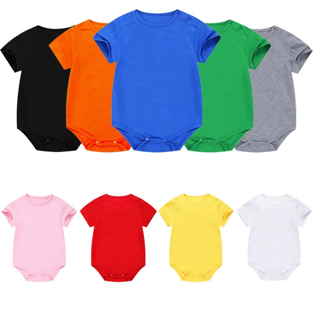 Newborn Infant Baby Boy Girl Kids Cotton Romper Jumpsuit Bodysuit Clothes Outfit