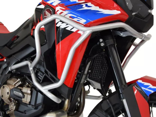 Pare carters Heed HONDA CRF 1100 Africa Twin (2024 - ) - supérieur, argenté