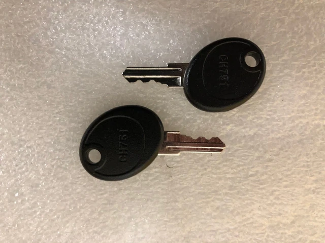 Pair of Southco Factory Precut CH751 Keys, Set of 2 -- FREE shipping -- Pair of Southco Factory Precut CH751 Keys, Set of 2 -- FREE shipping --