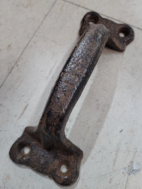 Cast Iron Door Handle for Rustic Barn ,Gate Pull, Shed, Cabinet