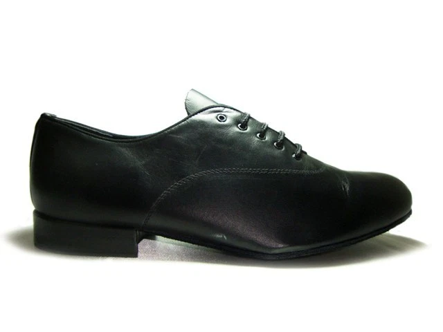 Mondial Shoes 1 Chaussures De Danse Homme Enfant Talon 20 /US Noir Basses Cuir