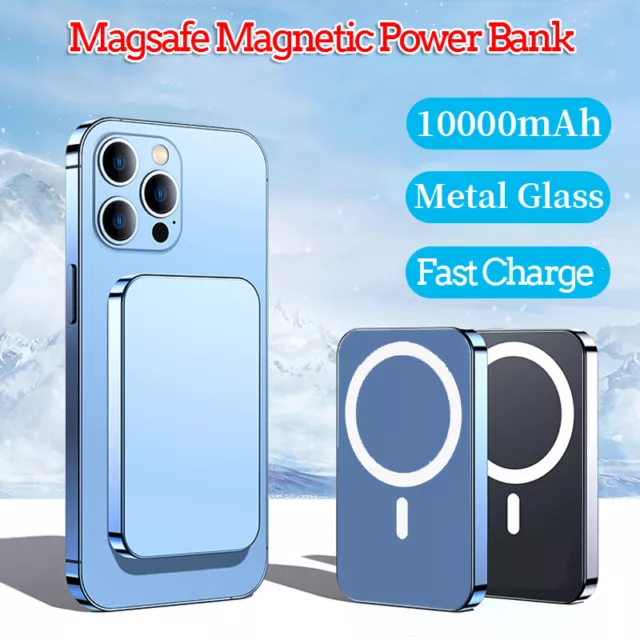 Magnetic MagSafe Power Bank Wireless Battery Charger for iPhone 14 13 15 Pro Max 2