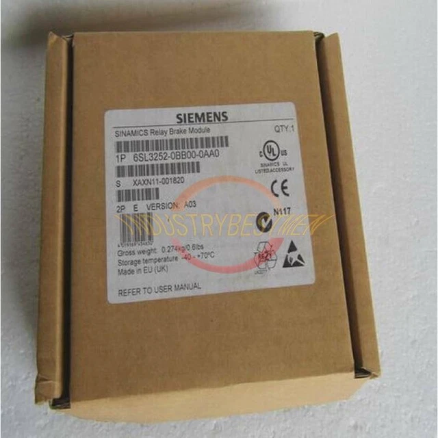 ONE SIEMENS SINAMICS Brake relay Power Module 6SL3252-0BB00-0AA0