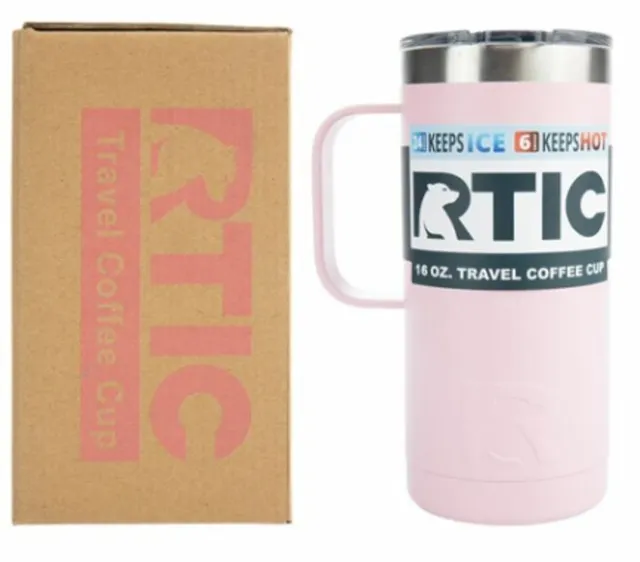 RTIC 16 Oz Stainless Steel Travel Coffee Cup Vacuum Insulated Tumblers/Mugs 2