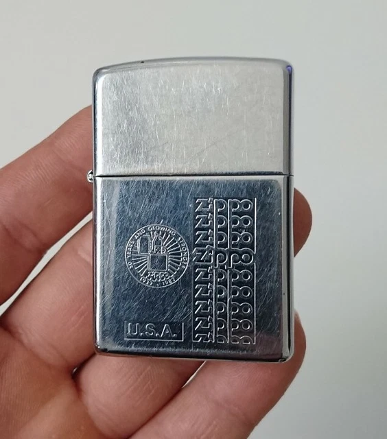 VINTAGE ZIPPO LIGHTER 1932-1982 50 Years Of Glowing Stronger Brass