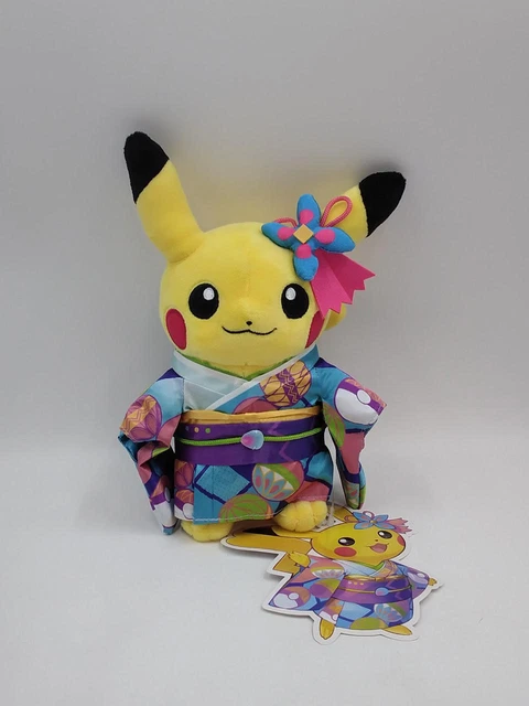 Peluche Pokemon Center Original Kanazawa Limited KAGA KIMONO Pikachu NEUVE