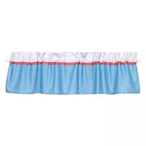 Trend Lab Superheroes Window Curtain Valance, Gray/Blue