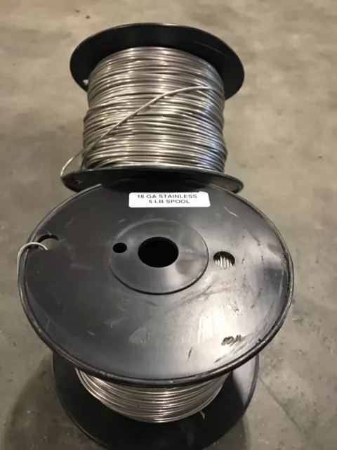  16 Gauge 304 Stainless Steel Rebar Tie Wire 3.5 lb