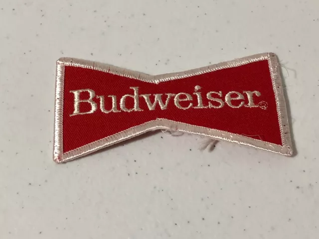 Budweiser Bud Beer Patch Sew On Racing Motorsports Miss Hydroplane 4 in NOS